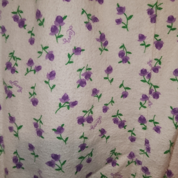 Vintage LANZ Of SALZBURG nightgown Cotton, Warm, Cozy Flannel, Soft Lace LARGE - Picture 5 of 5